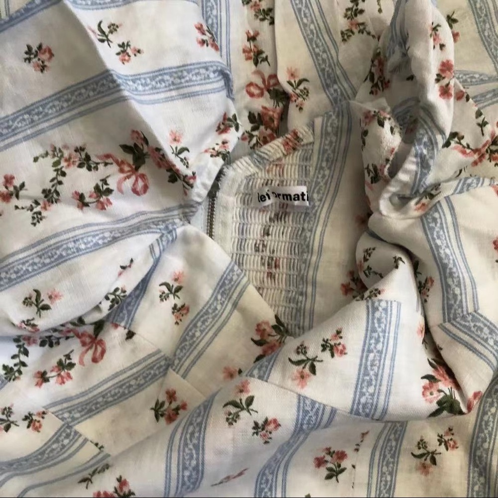 SalešReformation Belgium Linen Dress - Surrey - Picture 6 of 8